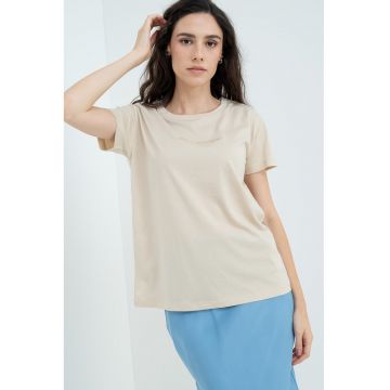 Tricou cu decolteu rotund