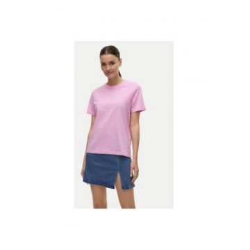 Tricou dama -  304786655 - Bumbac organic - S INTL - Roz