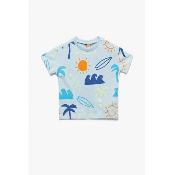 Tricou de bumbac cu imprimeu