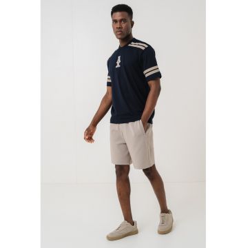 Tricou din bumbac cu dungi