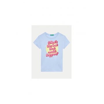 Tricou fete -  303817947 - Bumbac - Albastru
