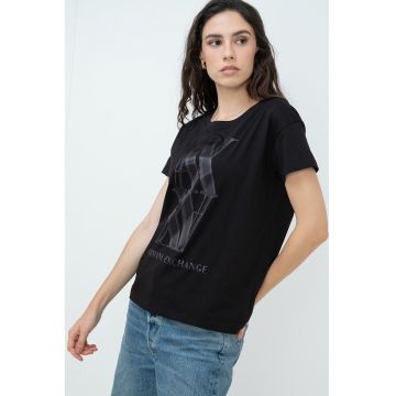 Tricou lejer cu decolteu rotund