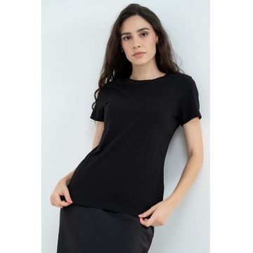 Tricou regular fit cu imprimeu logo lateral
