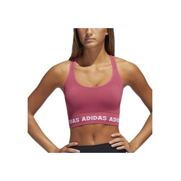 Bustiera sport  poliester/elastan - roz