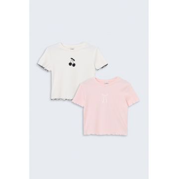 Set de tricouri crop - 2 piese