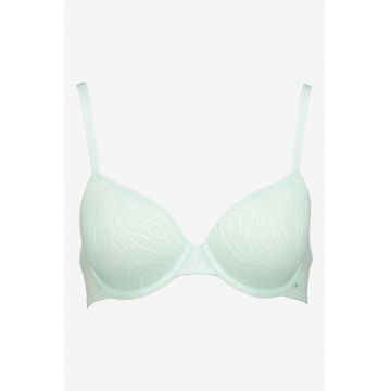 Sutien texturat cu burete si logo