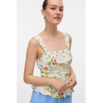 Top cu imprimeu floral