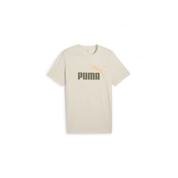 Tricou cu decolteu la baza gatului si logo