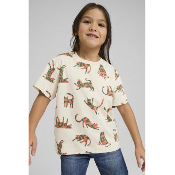 Tricou cu imprimeu cu pisici
