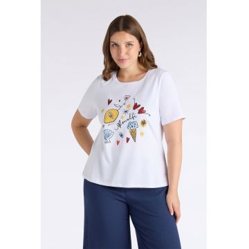 Tricou cu imprimeu grafic