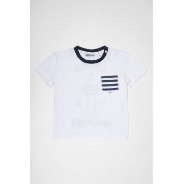 Tricou cu imprimeu grafic pe partea din spate