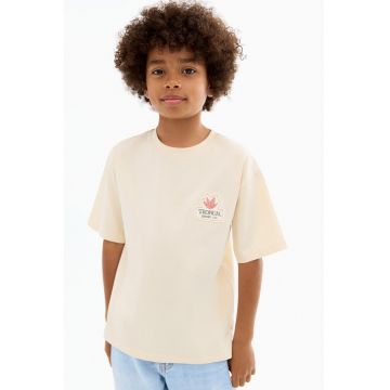 Tricou cu imprimeu pe partea din spate