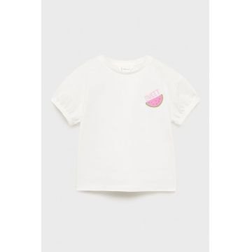 Tricou cu model si terminatii elastice