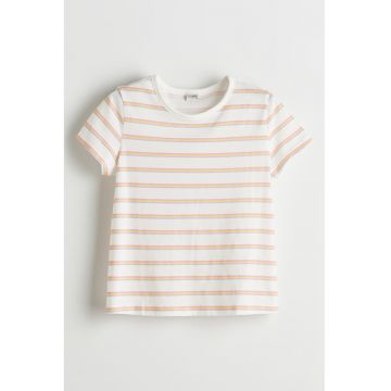 Tricou de bumbac cu dungi