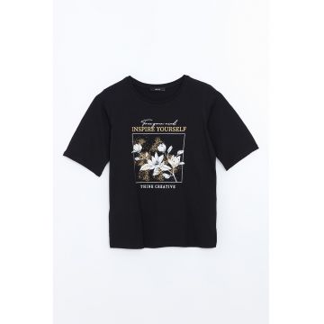 Tricou de bumbac cu imprimeu
