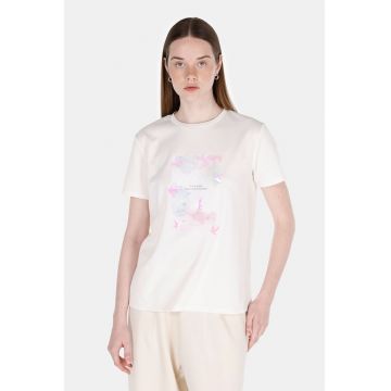 Tricou din amestec de bumbac cu imprimeu
