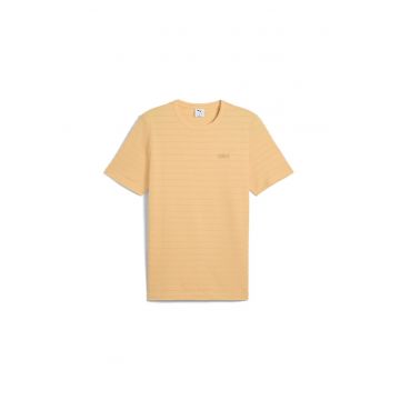 Tricou din amestec de bumbac cu logo brodat