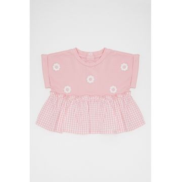 Tricou din amestec de bumbac cu model