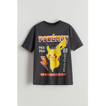 Tricou din bumbac cu imprimeu cu desene animate