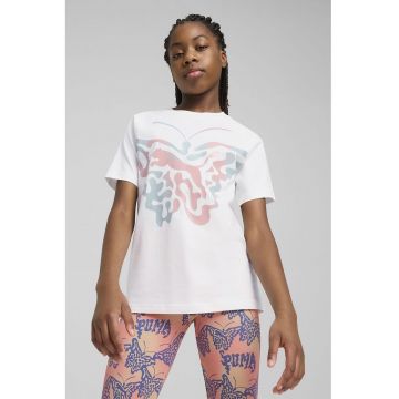 Tricou din bumbac cu model grafic