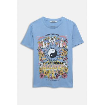 Tricou regular fit cu model grafic