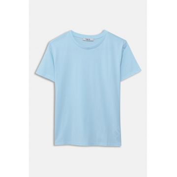 Tricou regular fit cu model uni