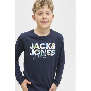 Bluza de bumbac cu imprimeu logo