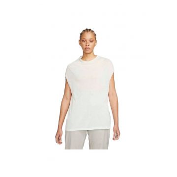 Maiou femei  Wmns Esc Nigh Neck Tank - Alb