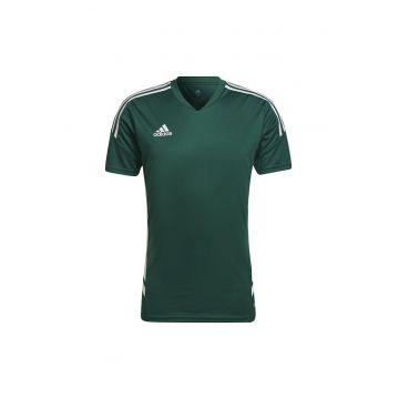 Tricou barbati -  Poliester - Verde/alb