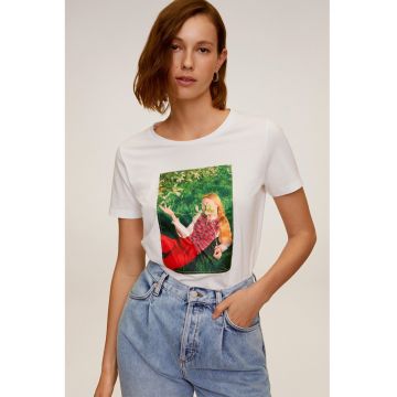 Tricou cu imprimeu foto Girlbits