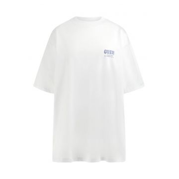 Tricou cu imprimeu si maneci cazute