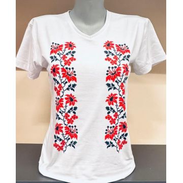 Tricou cu imprimeu traditional Alexis 10
