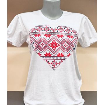Tricou cu imprimeu traditional Alexis 12