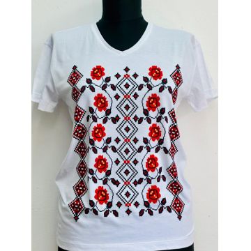 Tricou cu imprimeu traditional Alexis 7