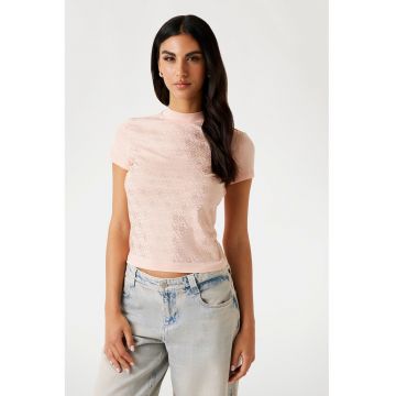 Tricou cu model monograma