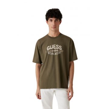 Tricou de bumbac cu aplicatie logo