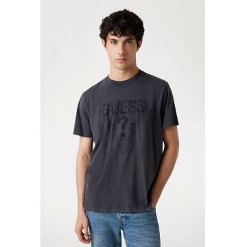 Tricou de bumbac cu aplicatie logo