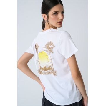 Tricou de bumbac cu imprimeu