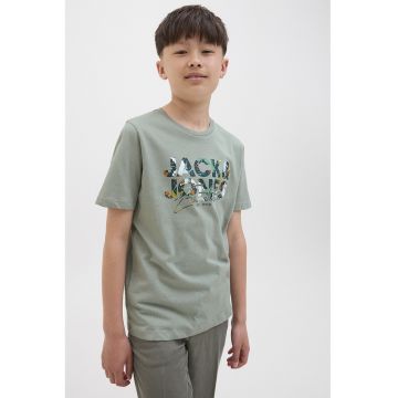 Tricou de bumbac cu imprimeu logo