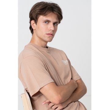 Tricou de bumbac cu imprimeu pe partea din spate