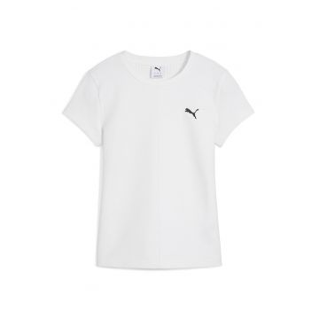 Tricou din amestec de bumbac cu logo