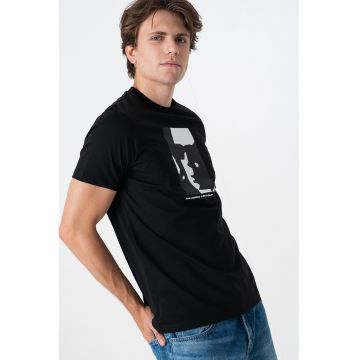 Tricou din bumbac cu design grafic