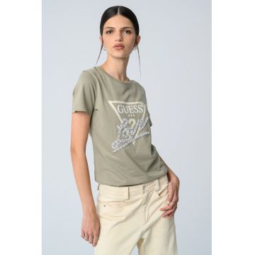 Tricou din bumbac cu imprimeu logo