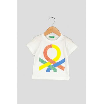 Tricou din bumbac organic cu imprimeu logo