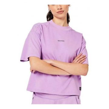 Tricou lejer cu detaliu logo -