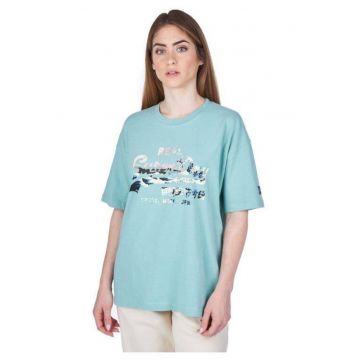 Tricou lejer cu imprimeu text