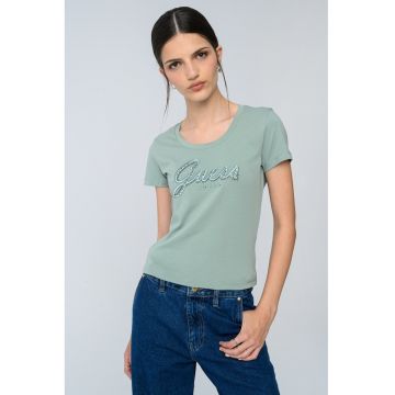 Tricou slim fit cu logo