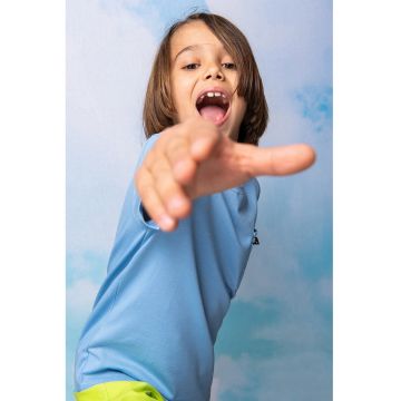 Tricou uni cu buzunar pe piept