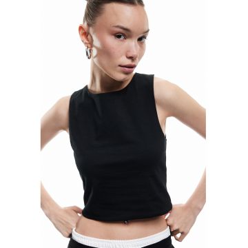Top crop din amestec de bumbac