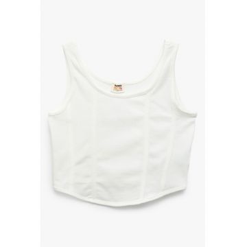 Top crop slim fit